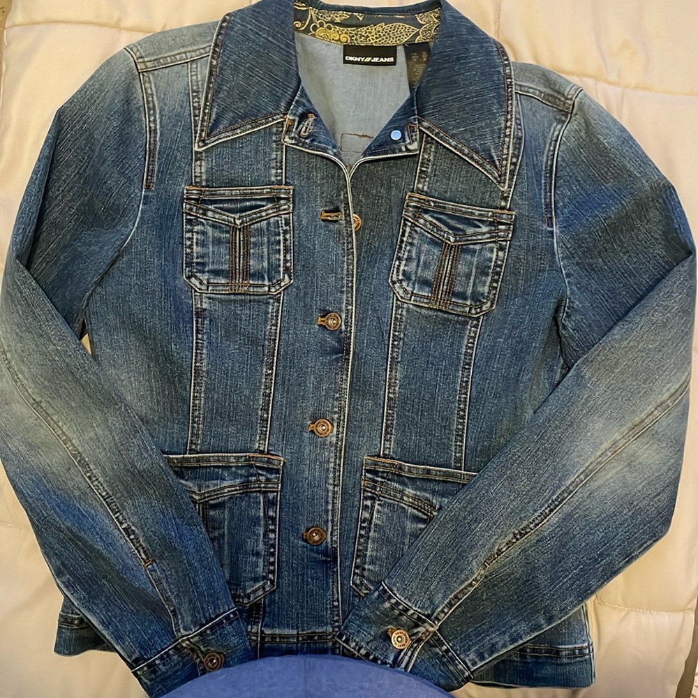 Vintage DKNY Donna Karan Denim Jacket - E1